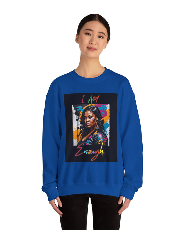 I Am Enough Artwork Crewneck Sweatshirt