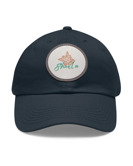 Stylish Dad Hat with Leather Rose Patch - Perfect Gift for Men & Women