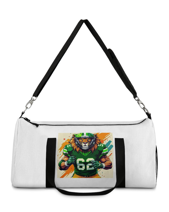 Customizeable Athletic Duffel Bag featuring Fierce Player Graphic | Sports Gear, Gym Bag, Workout Tote, Travel Companion, Motivational Fitness