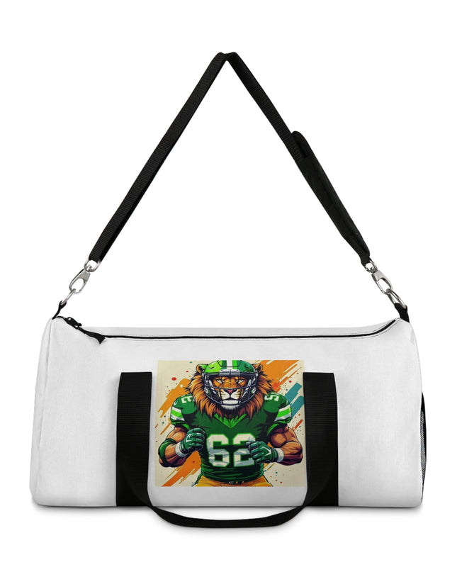 Customizeable Athletic Duffel Bag featuring Fierce Player Graphic | Sports Gear, Gym Bag, Workout Tote, Travel Companion, Motivational Fitness