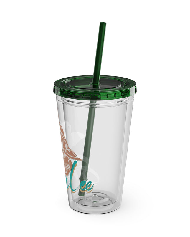SheaLeeTumbler with Straw- Customizeable