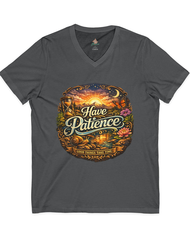 Have Patience V-Neck Tee