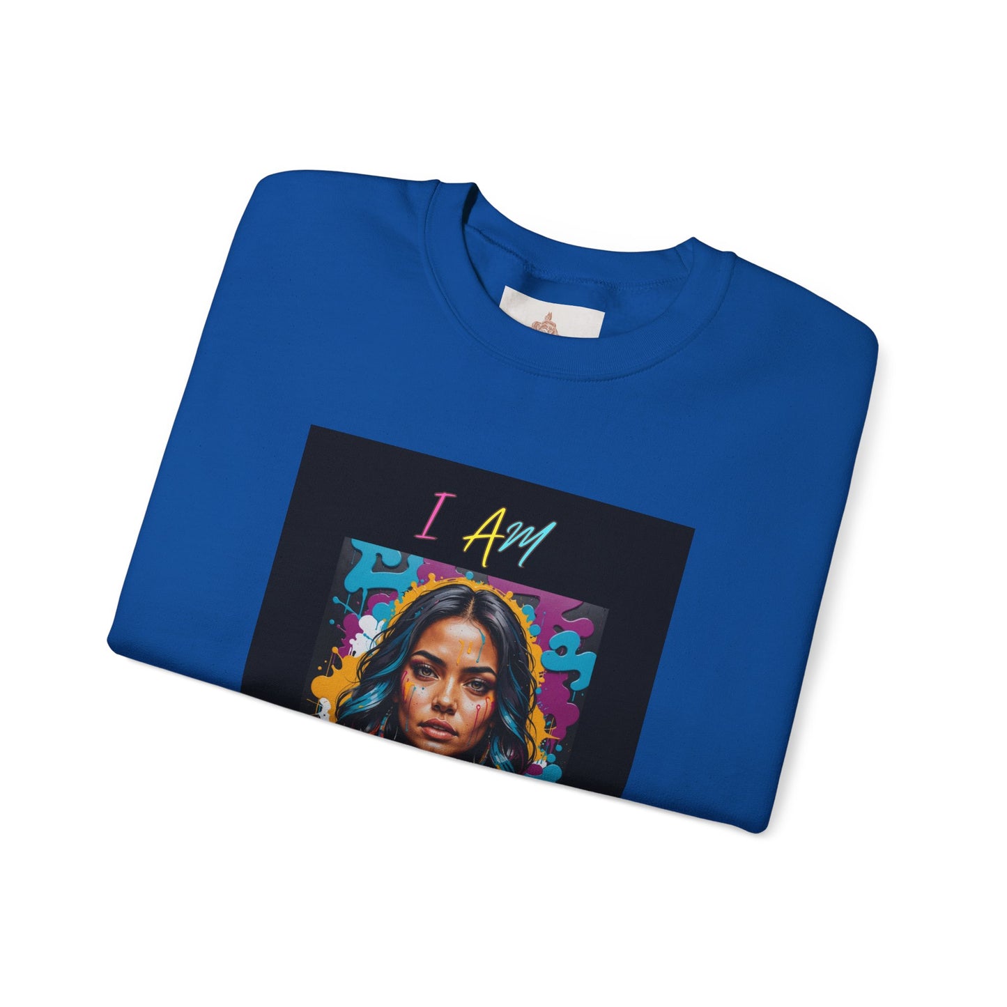 "Mi hermosa reina" 'I Am Enough' -Unisex Crewneck Sweatshirt