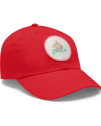 Stylish Dad Hat with Leather Rose Patch - Perfect Gift for Men & Women