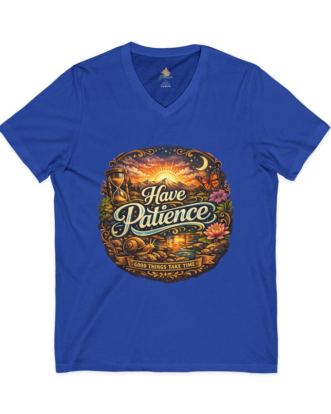 Have Patience V-Neck Tee