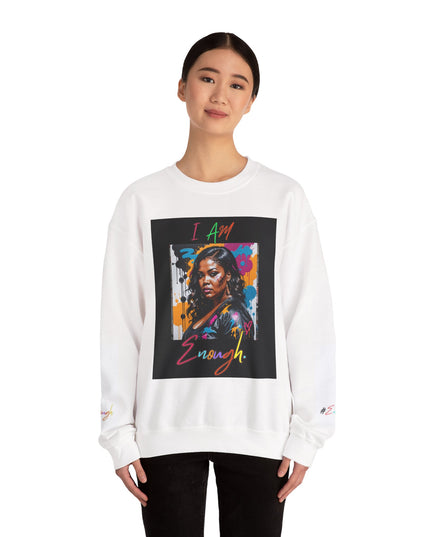 I Am Enough Artwork Crewneck Sweatshirt