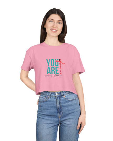 You are Enough- Crop Tee