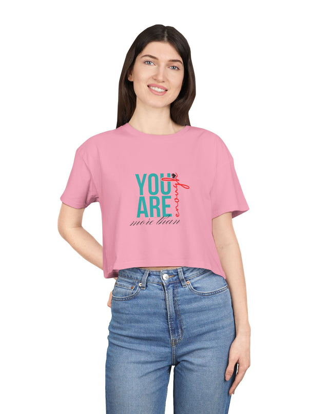 You are Enough- Crop Tee