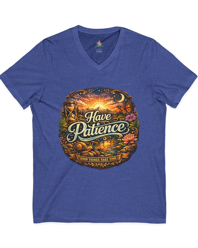 Have Patience V-Neck Tee