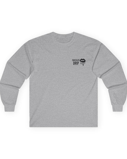 'Chocolate Drip' Lip Long Sleeve Tee