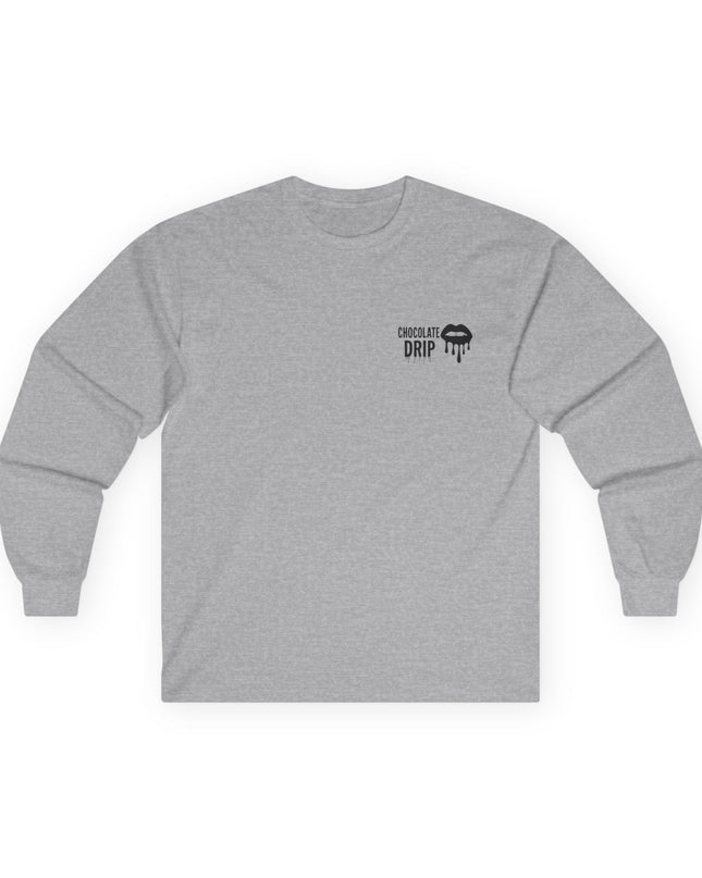 'Chocolate Drip' Lip Long Sleeve Tee