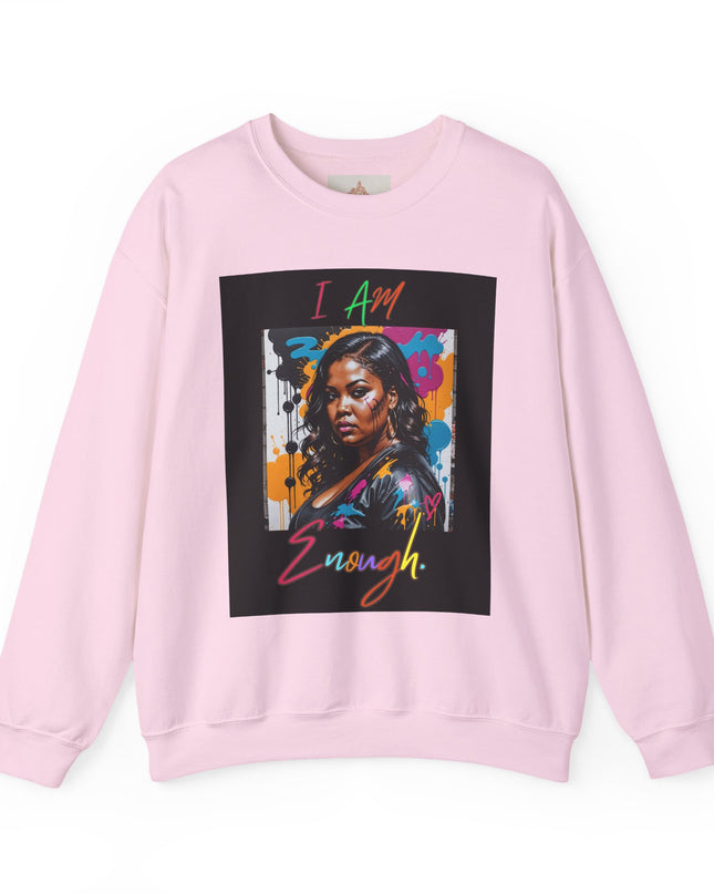 I Am Enough Artwork Crewneck Sweatshirt