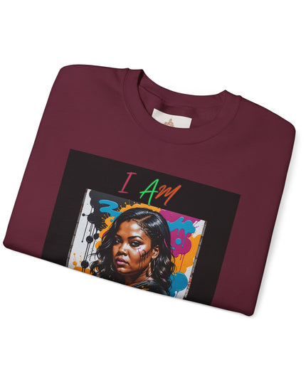 I Am Enough Artwork Crewneck Sweatshirt