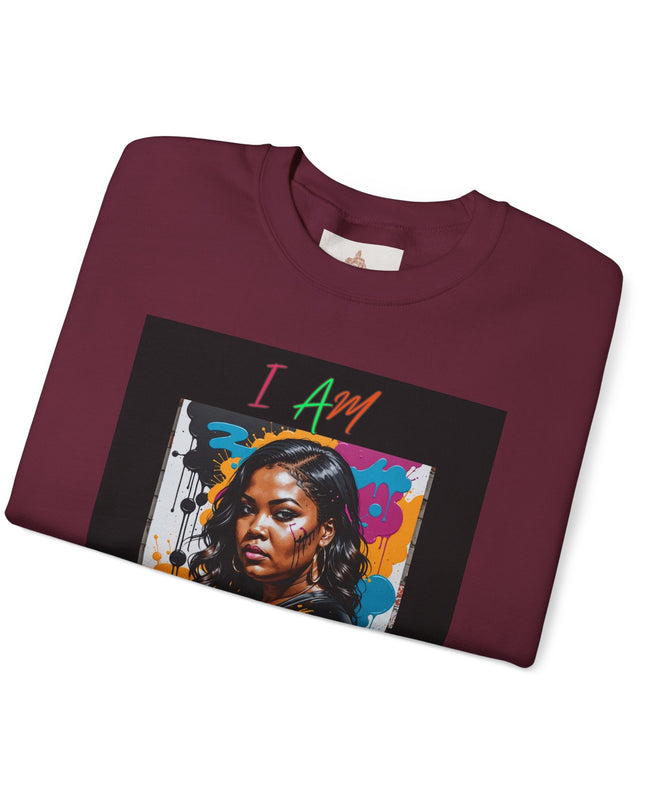 I Am Enough Artwork Crewneck Sweatshirt