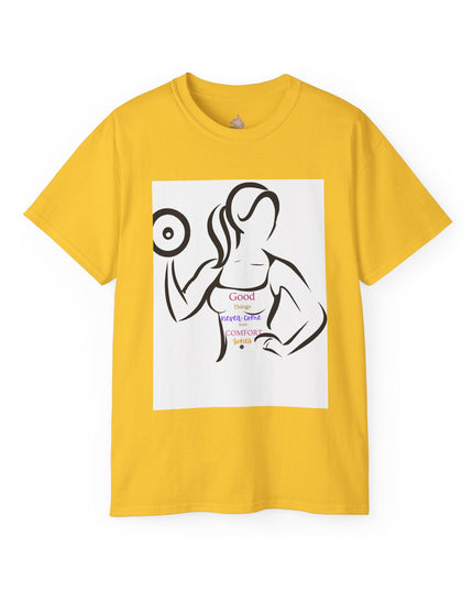 'Good Things/Comfort Zones Unisex Ultra Cotton Graphic Tee