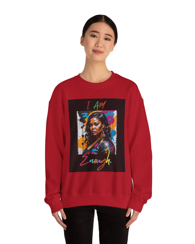 I Am Enough Artwork Crewneck Sweatshirt