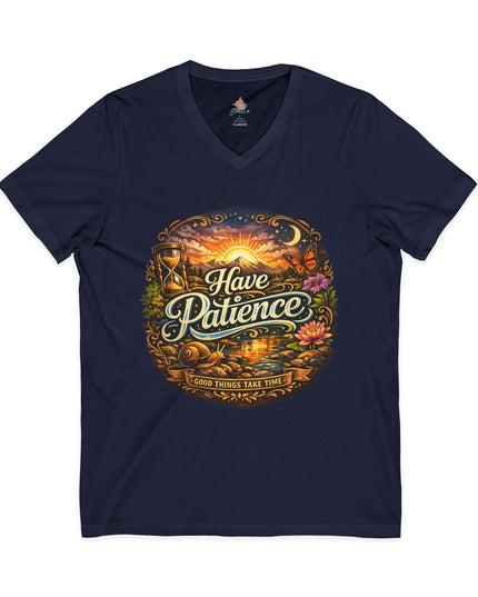 Have Patience V-Neck Tee