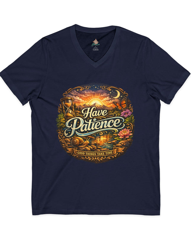 Have Patience V-Neck Tee