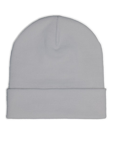 Embroidered Chocolate Drip Knit Beanie