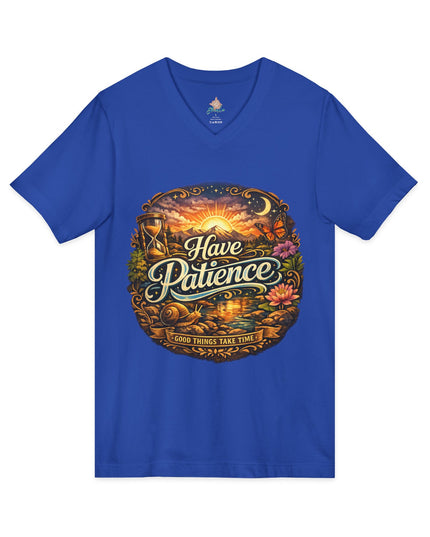 Have Patience V-Neck Tee