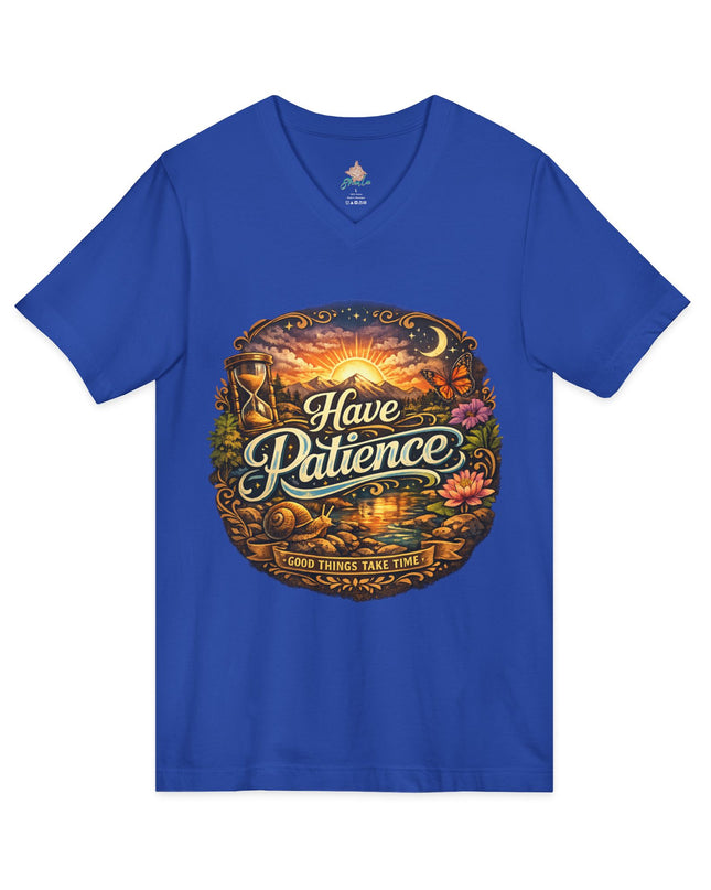 Have Patience V-Neck Tee