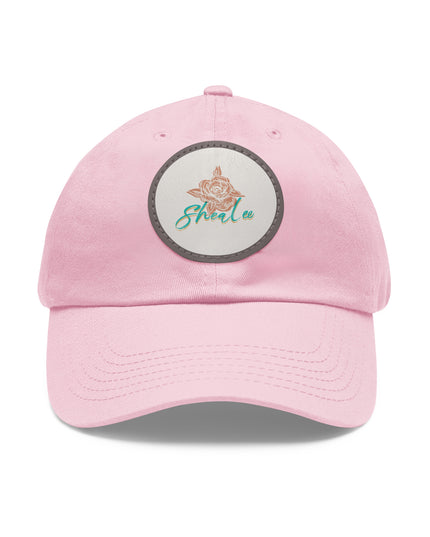 Stylish Dad Hat with Leather Rose Patch - Perfect Gift for Men & Women