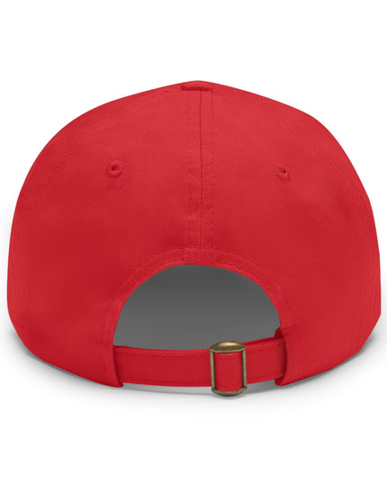 Stylish Dad Hat with Leather Rose Patch - Perfect Gift for Men & Women