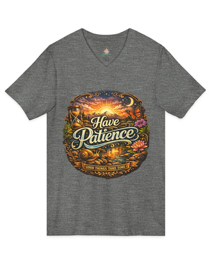 Have Patience V-Neck Tee
