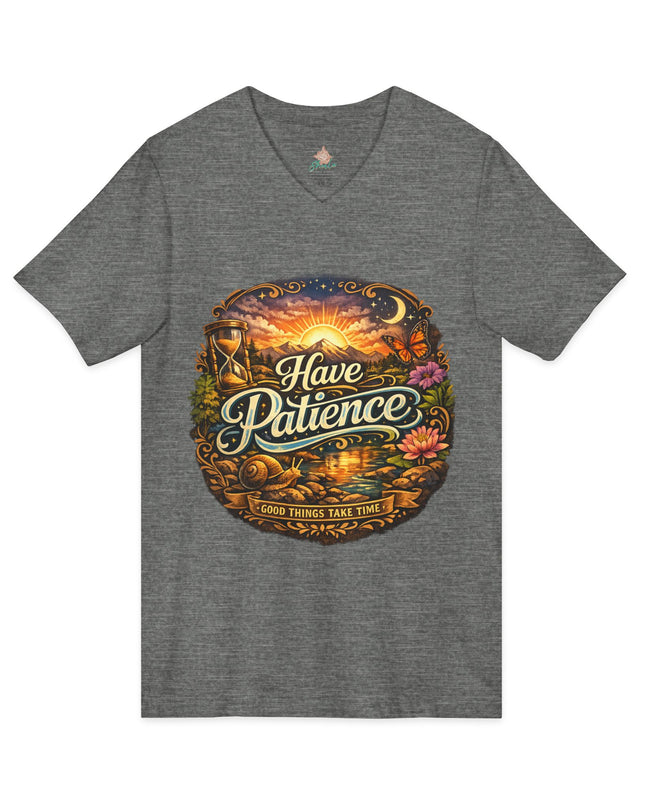Have Patience V-Neck Tee