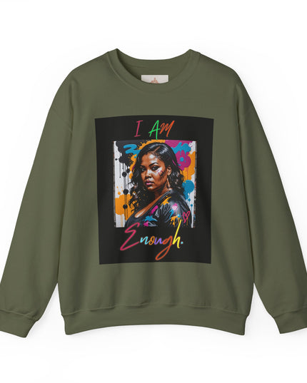 I Am Enough Artwork Crewneck Sweatshirt