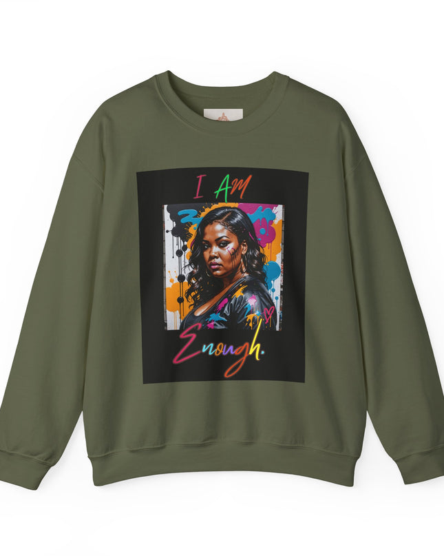 I Am Enough Artwork Crewneck Sweatshirt