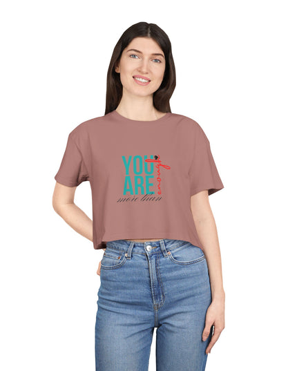 You are Enough- Crop Tee