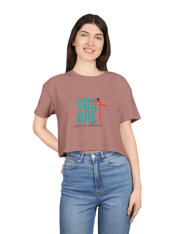 You are Enough- Crop Tee