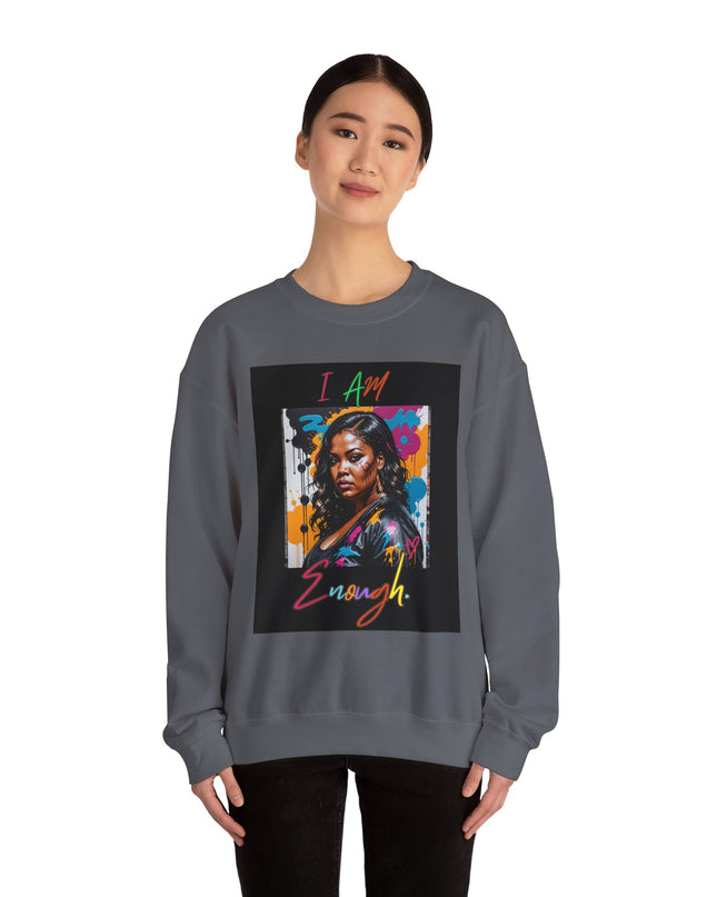 I Am Enough Artwork Crewneck Sweatshirt