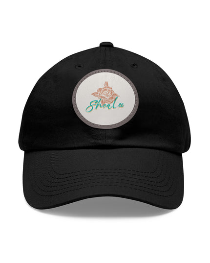 Stylish Dad Hat with Leather Rose Patch - Perfect Gift for Men & Women