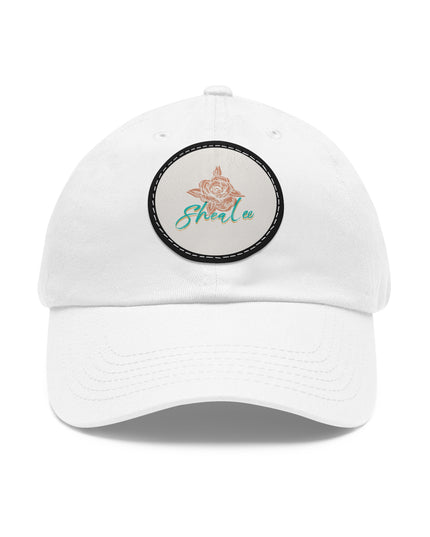 Stylish Dad Hat with Leather Rose Patch - Perfect Gift for Men & Women