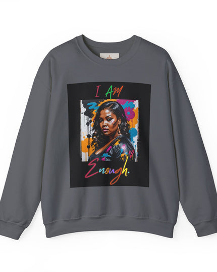 I Am Enough Artwork Crewneck Sweatshirt