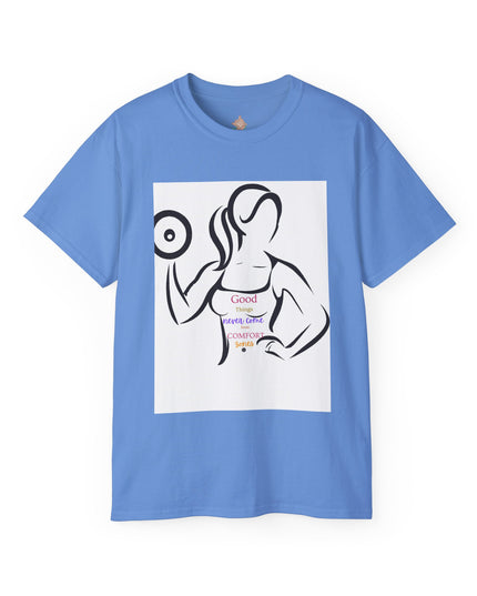 'Good Things/Comfort Zones Unisex Ultra Cotton Graphic Tee