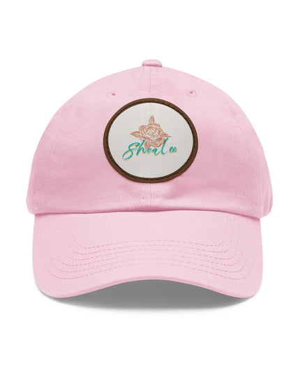 Stylish Dad Hat with Leather Rose Patch - Perfect Gift for Men & Women