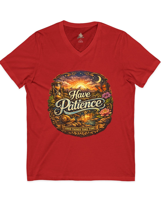 Have Patience V-Neck Tee