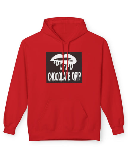 Chocolate Drip Hoodie — Retro Dripping Lip Graphic Sweatshirt