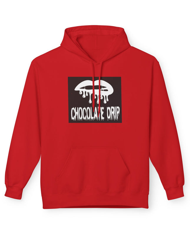 Chocolate Drip Hoodie — Retro Dripping Lip Graphic Sweatshirt