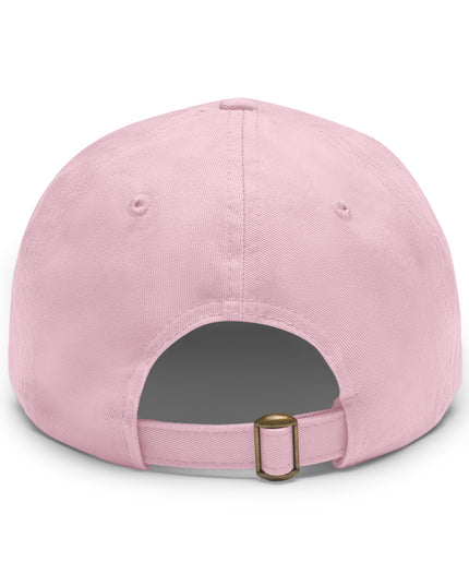 Stylish Dad Hat with Leather Rose Patch - Perfect Gift for Men & Women