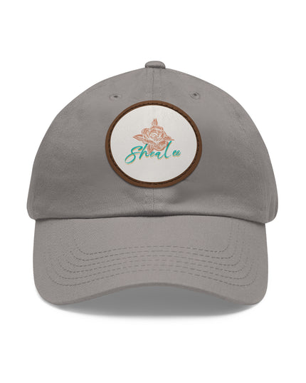 Stylish Dad Hat with Leather Rose Patch - Perfect Gift for Men & Women