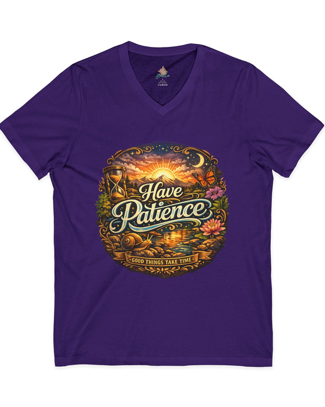 Have Patience V-Neck Tee