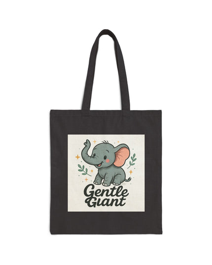 Gentle Giant Elephant Cotton Tote Bag