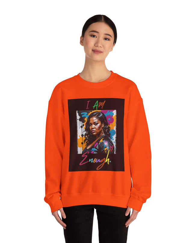 I Am Enough Artwork Crewneck Sweatshirt