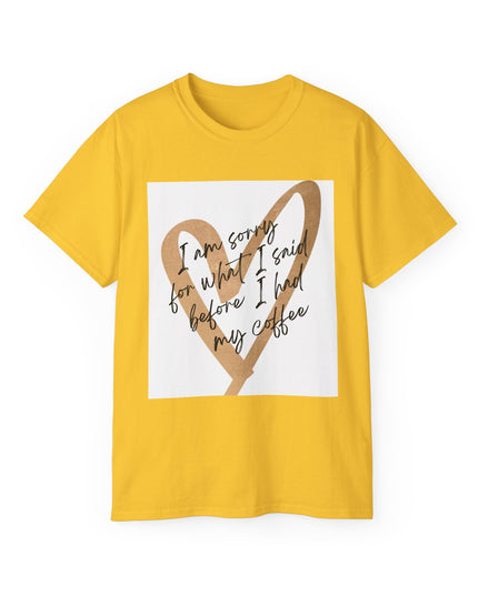 Coffee Attitudes Tee