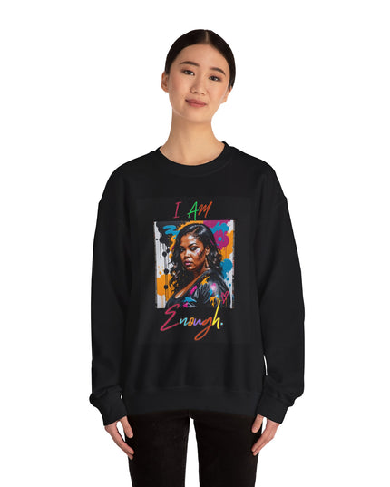 I Am Enough Artwork Crewneck Sweatshirt