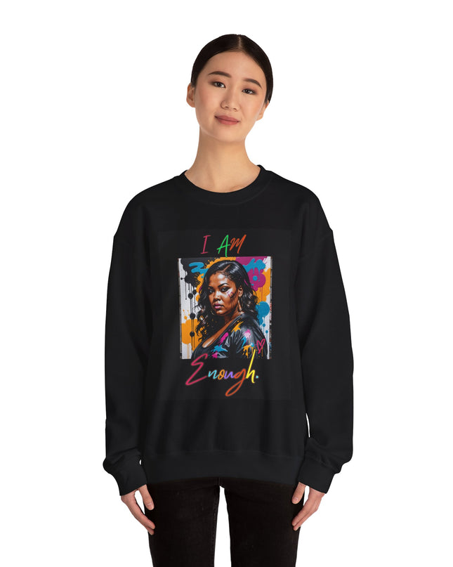 I Am Enough Artwork Crewneck Sweatshirt